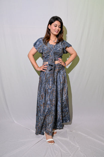 Floral Skirt Co-Ord with Tube