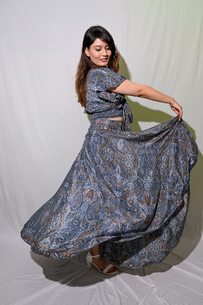Floral Skirt Co-Ord with Tube