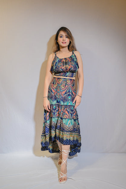 Skirt Co-Ord with Shrug