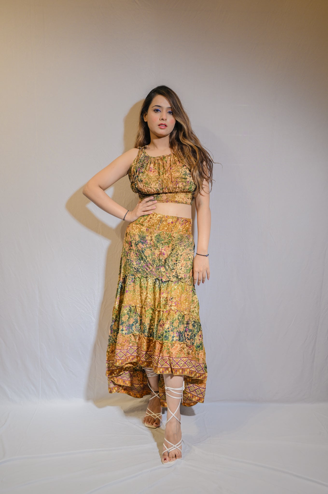 Skirt Co-Ord with Shrug