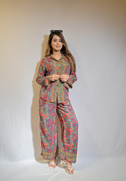 Shirt Pant Co-Ord