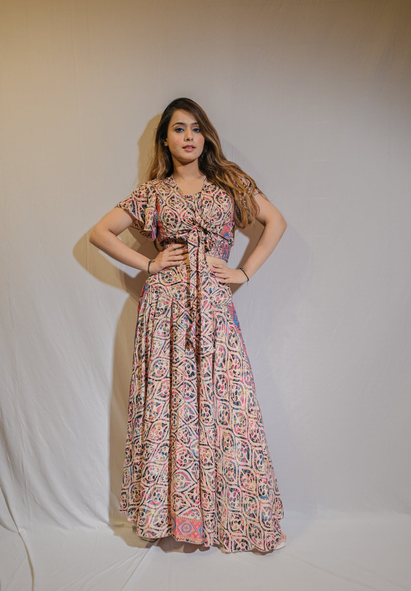 Floral Skirt Co-Ord with Tube