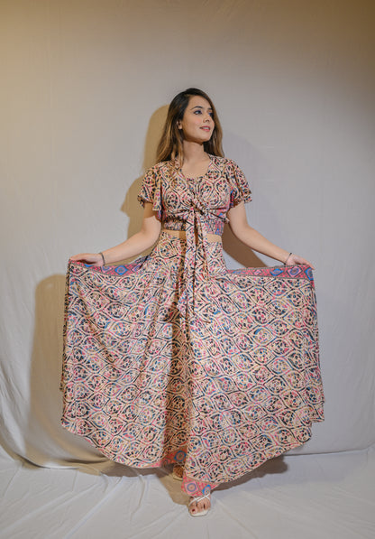 Floral Skirt Co-Ord with Tube
