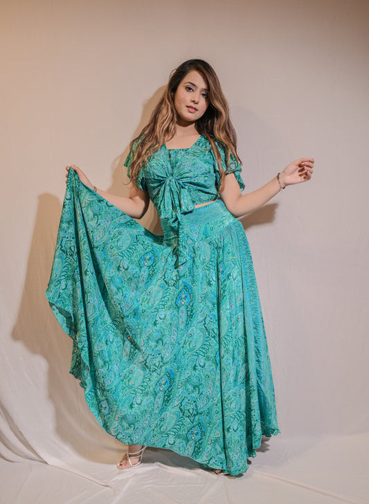 Floral Skirt Co-Ord with Tube