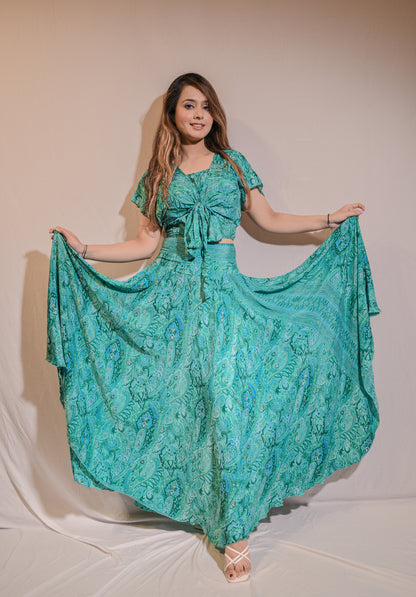 Floral Skirt Co-Ord with Tube