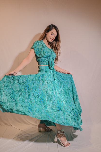 Floral Skirt Co-Ord with Tube
