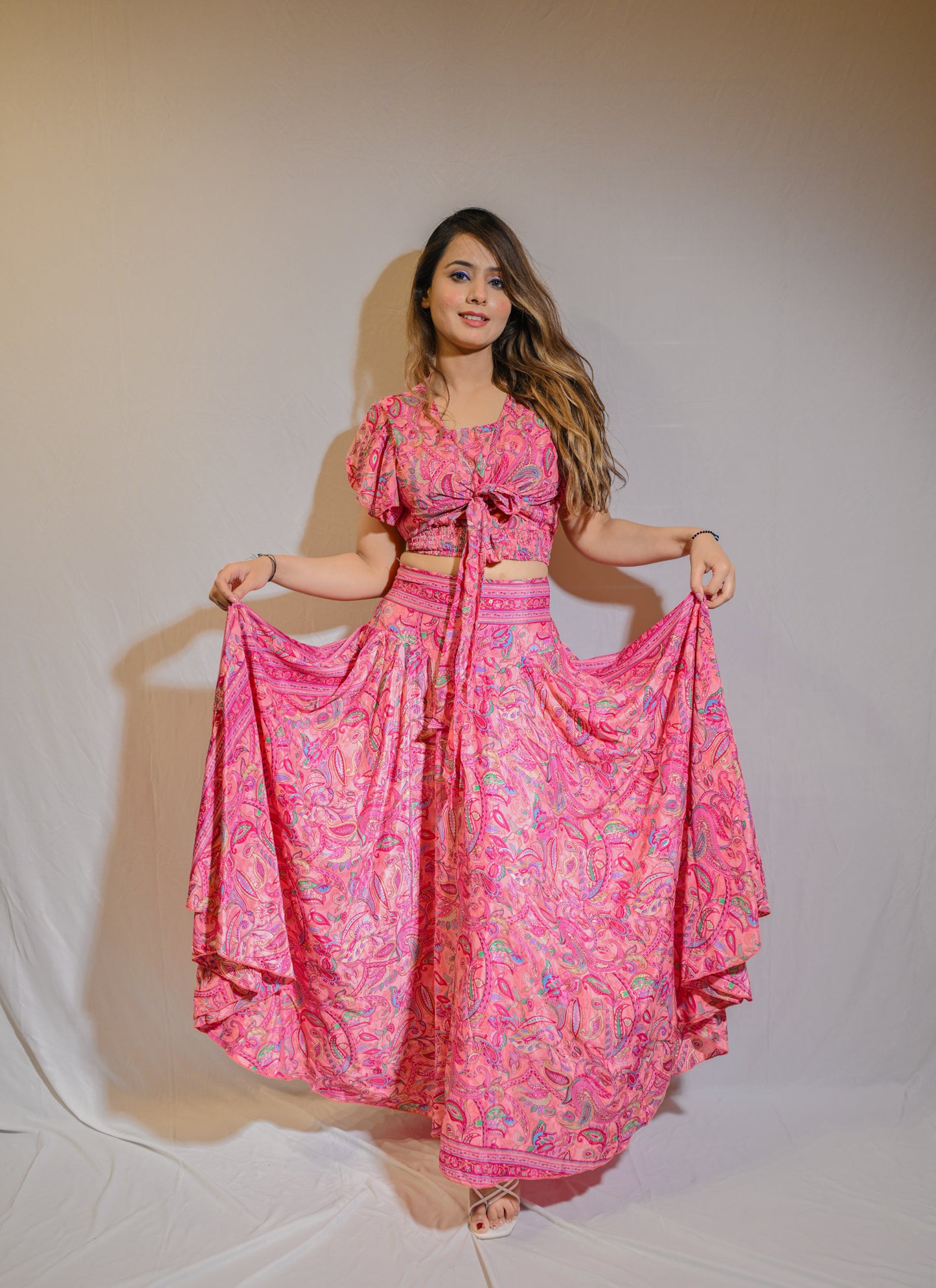 Floral Skirt Co-Ord with Tube
