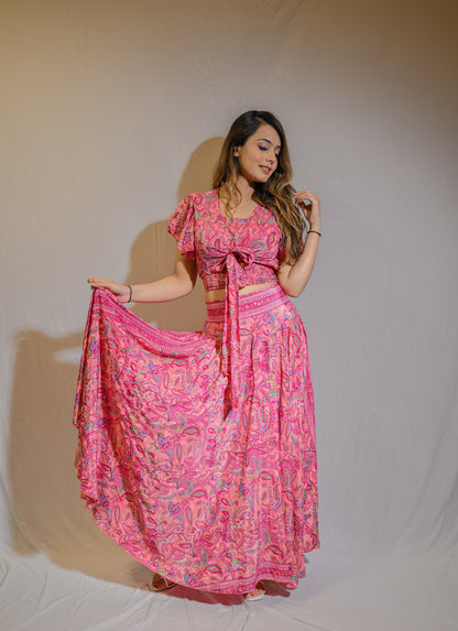 Floral Skirt Co-Ord with Tube