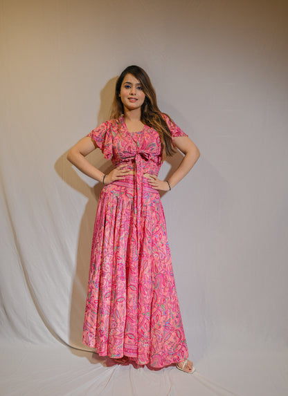 Floral Skirt Co-Ord with Tube