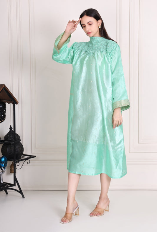 Jellabiya silk dress