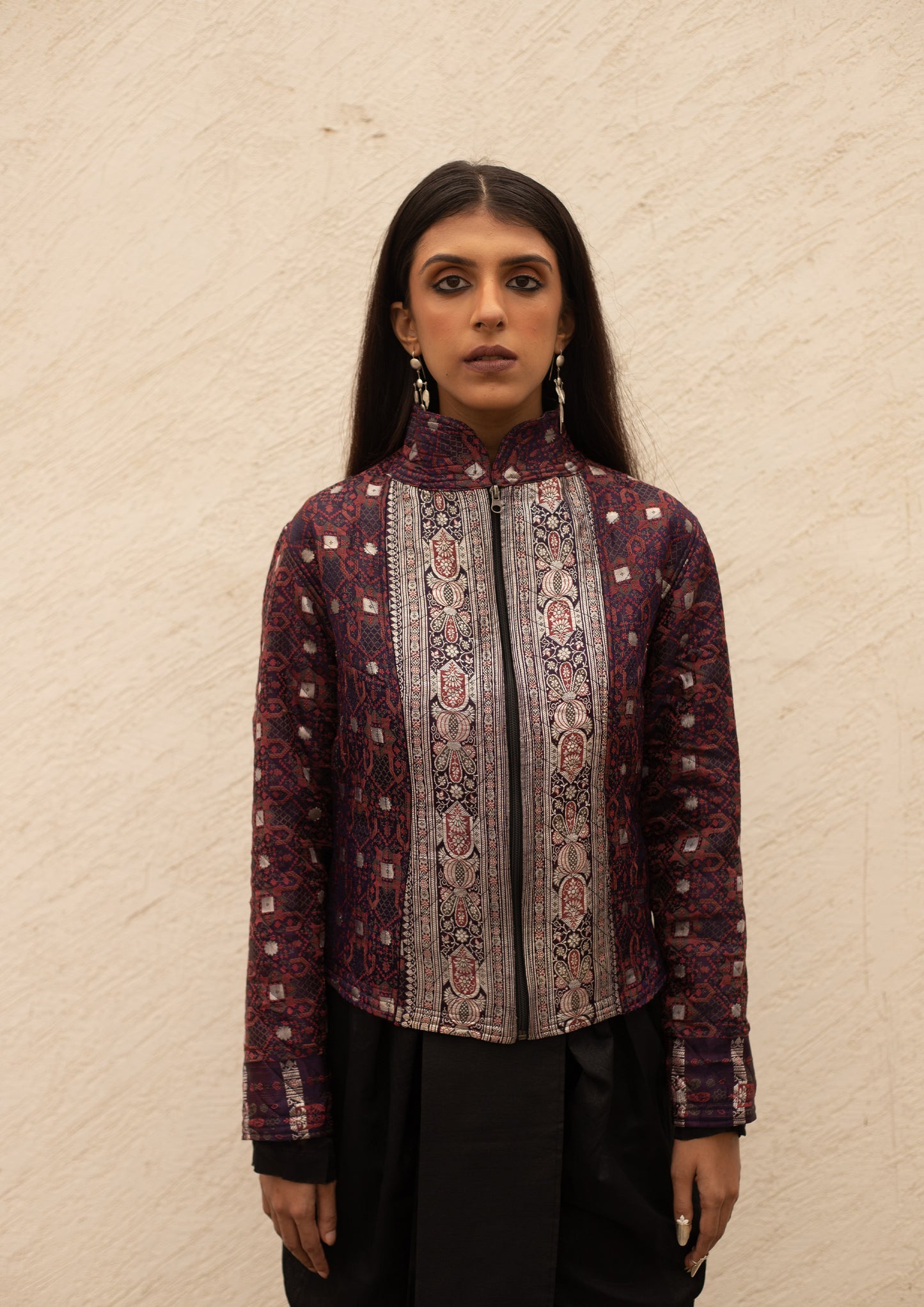 Heritage Chic Silk Brocade Jacket
