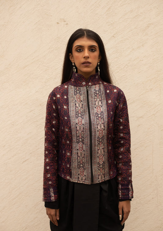 Heritage Chic Silk Brocade Jacket