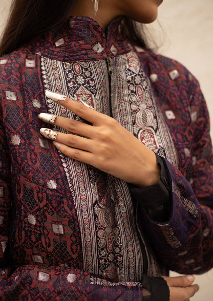 Heritage Chic Silk Brocade Jacket