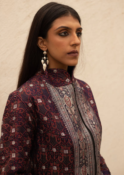 Heritage Chic Silk Brocade Jacket