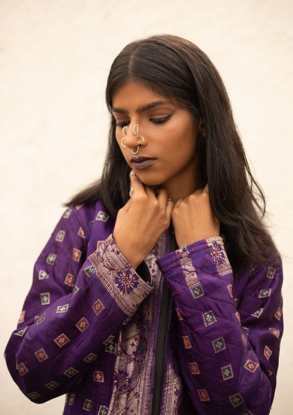 Heritage Chic Silk Brocade Jacket