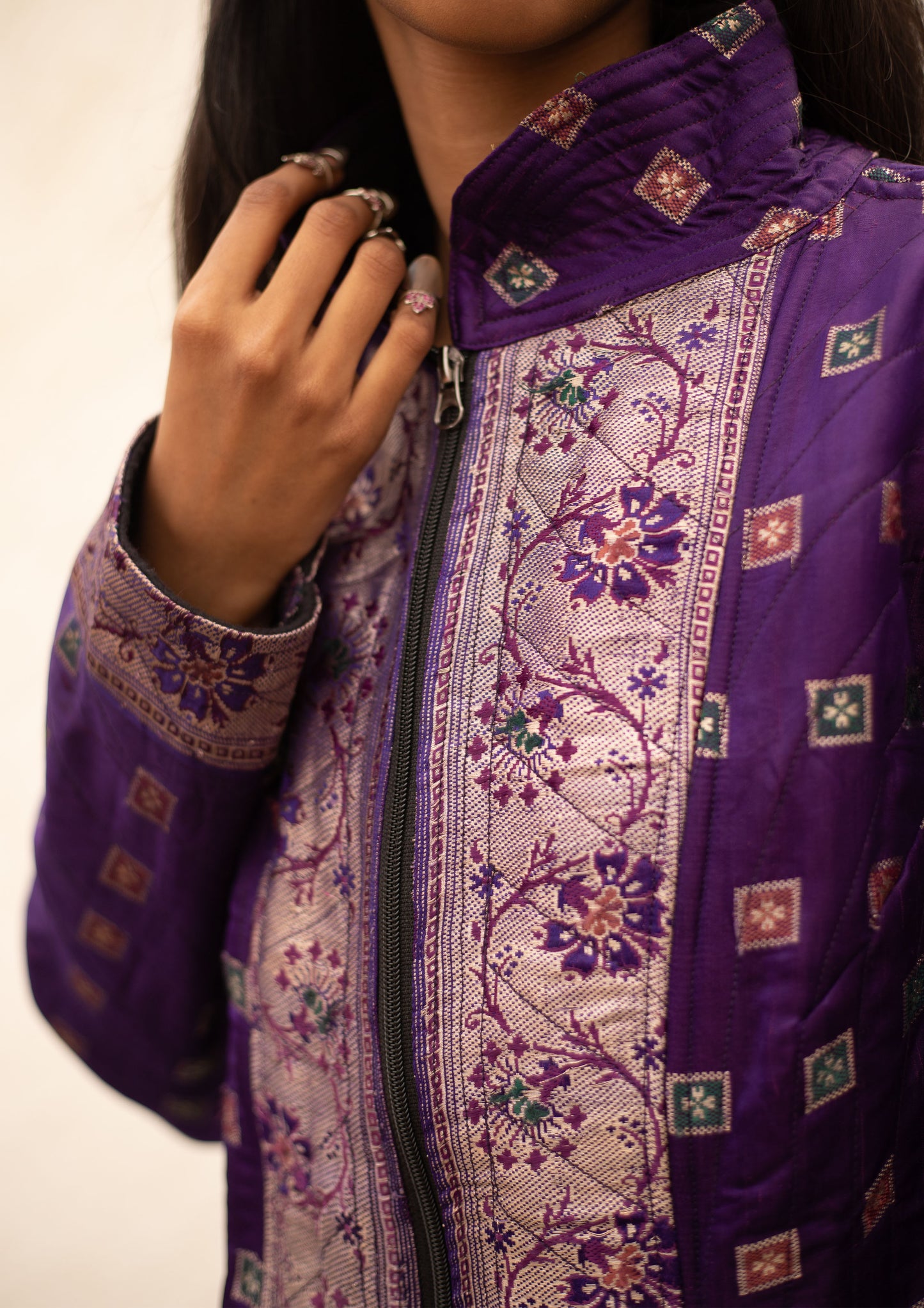 Heritage Chic Silk Brocade Jacket