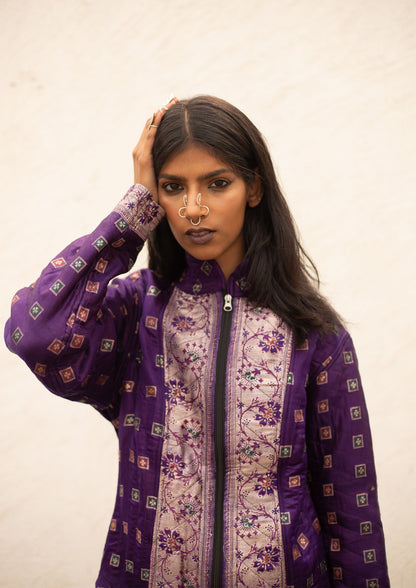 Heritage Chic Silk Brocade Jacket