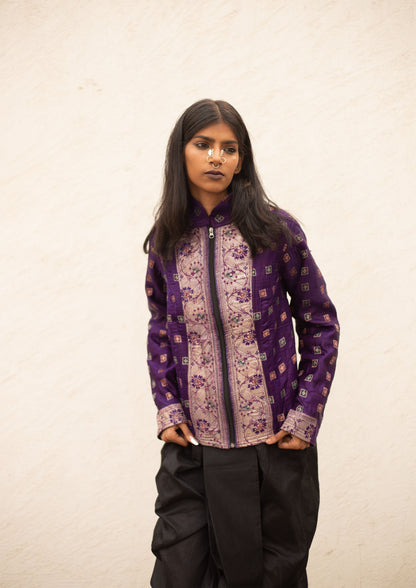 Heritage Chic Silk Brocade Jacket