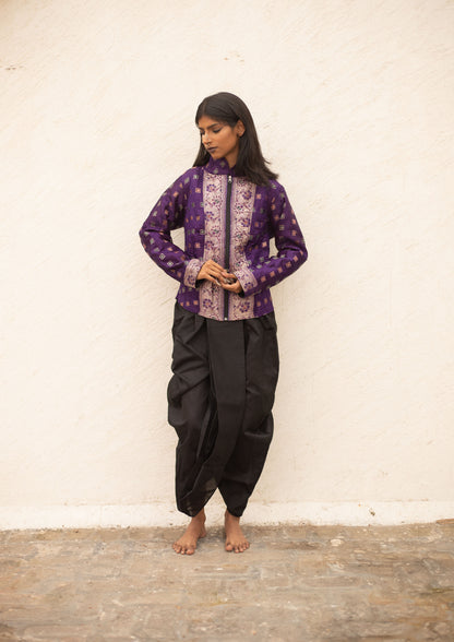 Heritage Chic Silk Brocade Jacket