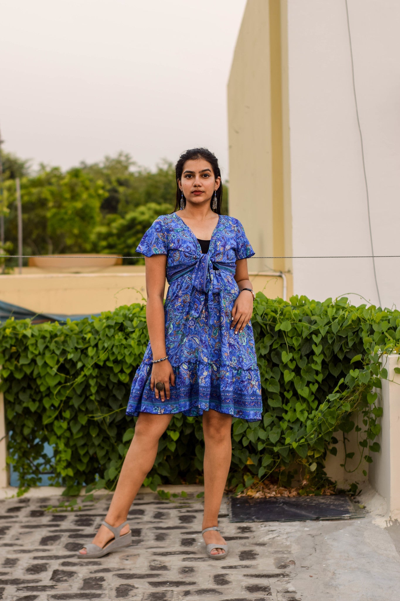 Gypsy Tie-Front Dress