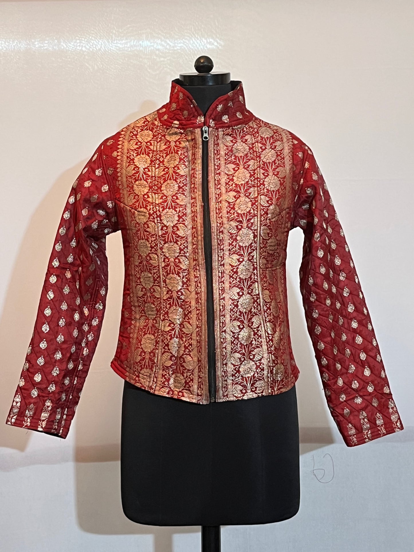 Heritage Chic Silk Brocade Jacket