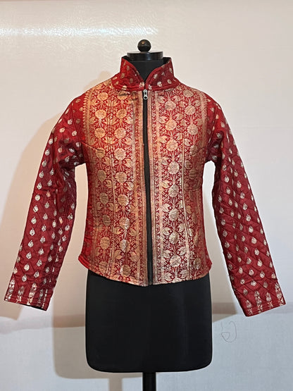 Heritage Chic Silk Brocade Jacket