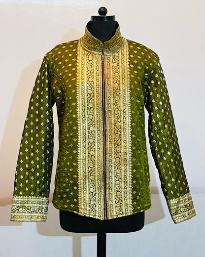 Heritage Chic Silk Brocade Jacket