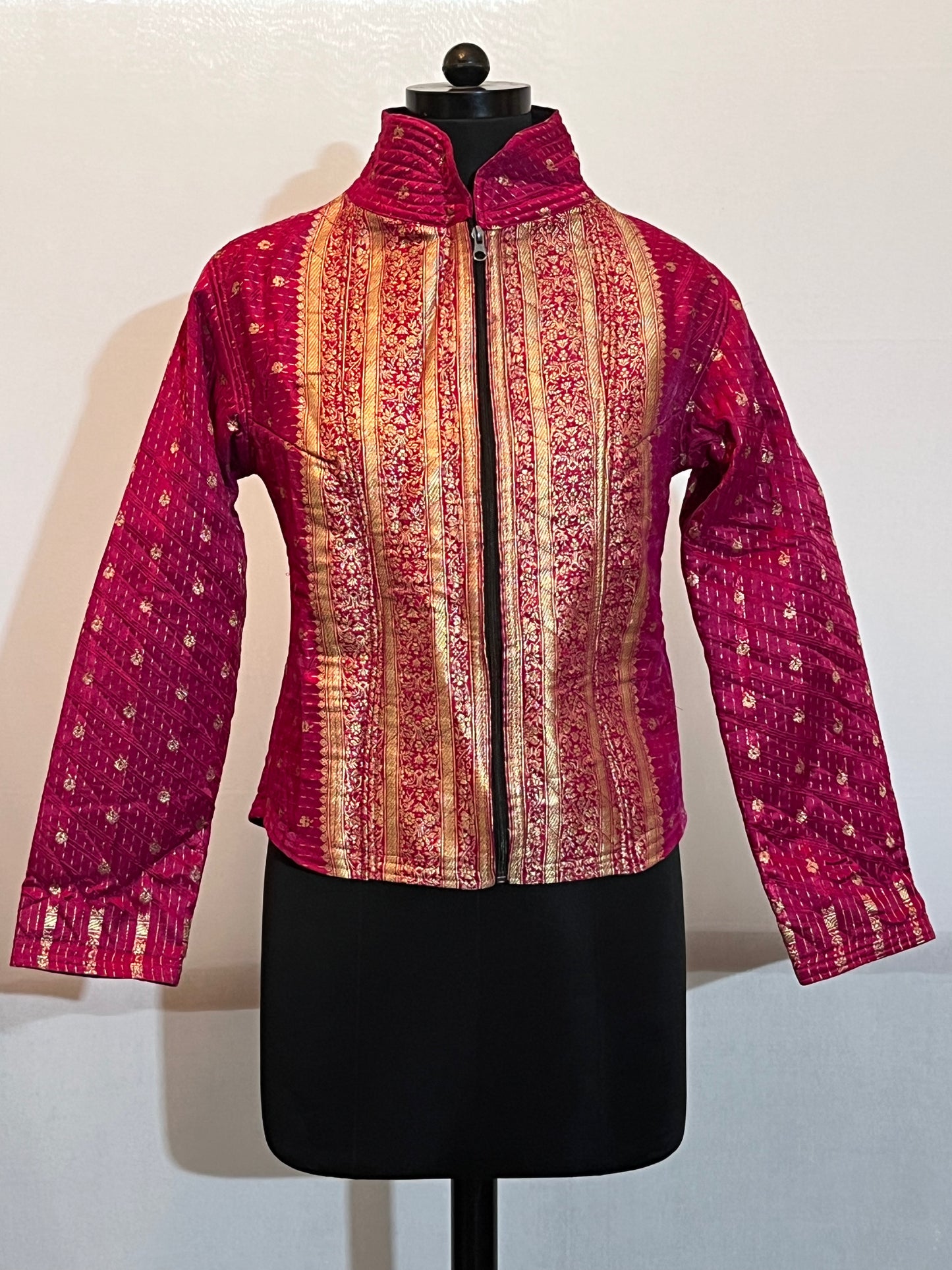 Heritage Chic Silk Brocade Jacket