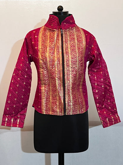 Heritage Chic Silk Brocade Jacket