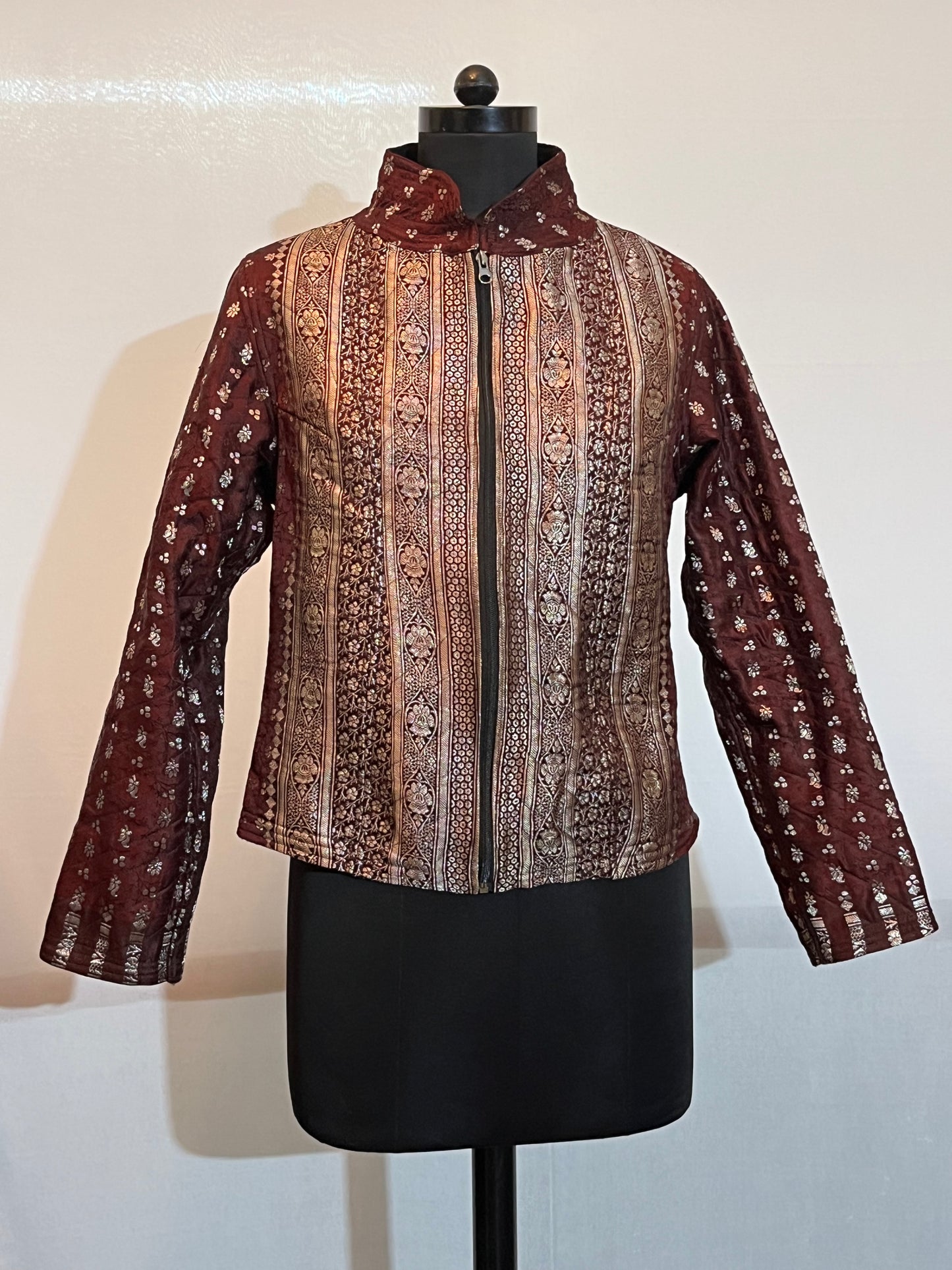Heritage Chic Silk Brocade Jacket