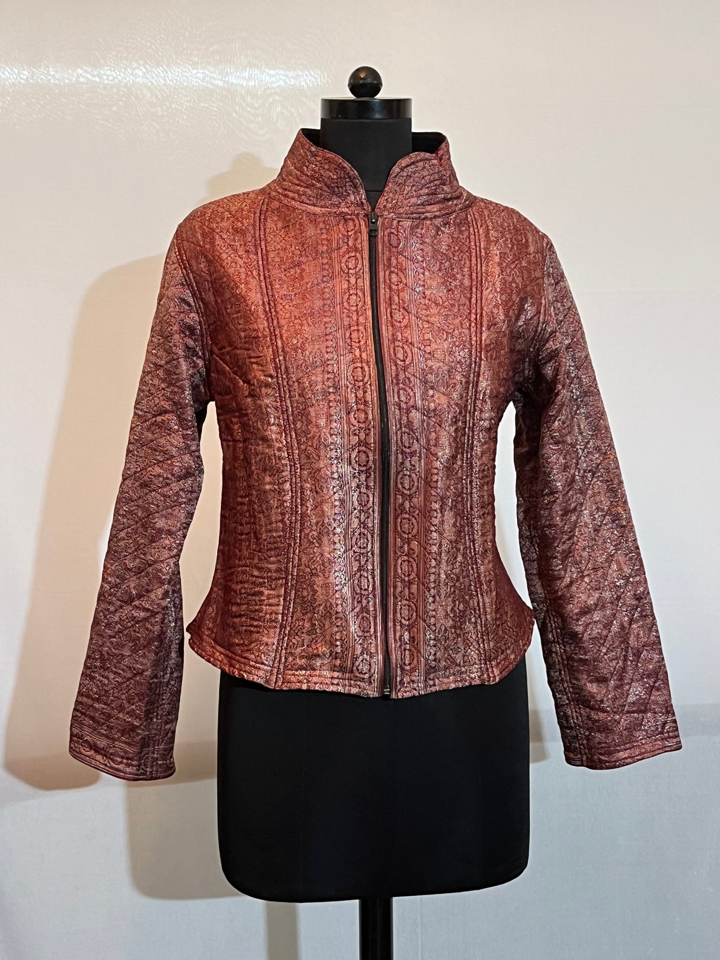Heritage Chic Silk Brocade Jacket